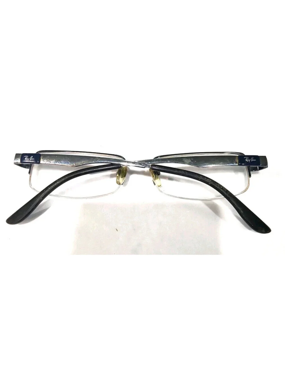 Ray Ban RB6156 2507 Silver Rectangle Eyeglasses 52-17 140